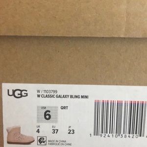 Pink rhinestone Uggs